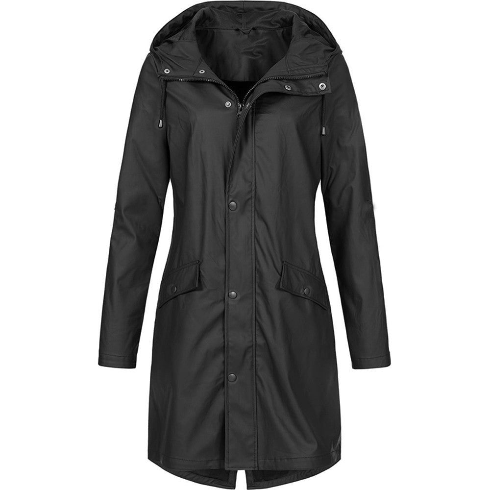 Lauralee | Hooded A-Line Rain Jacket for Women
