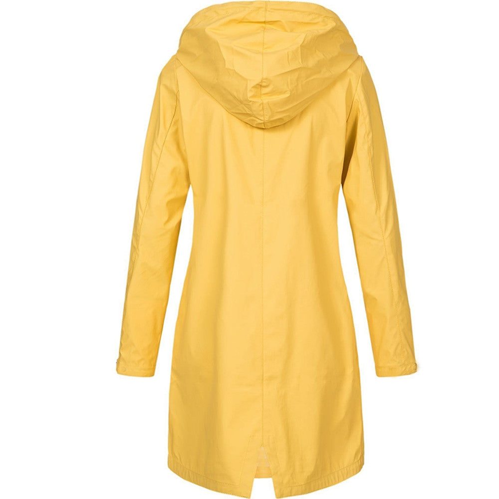 Lauralee | Hooded A-Line Rain Jacket for Women