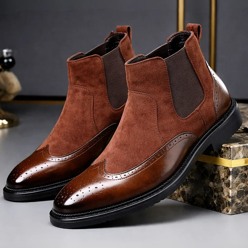 Leather Boots For Men | Chelsea Wingtip Ankle