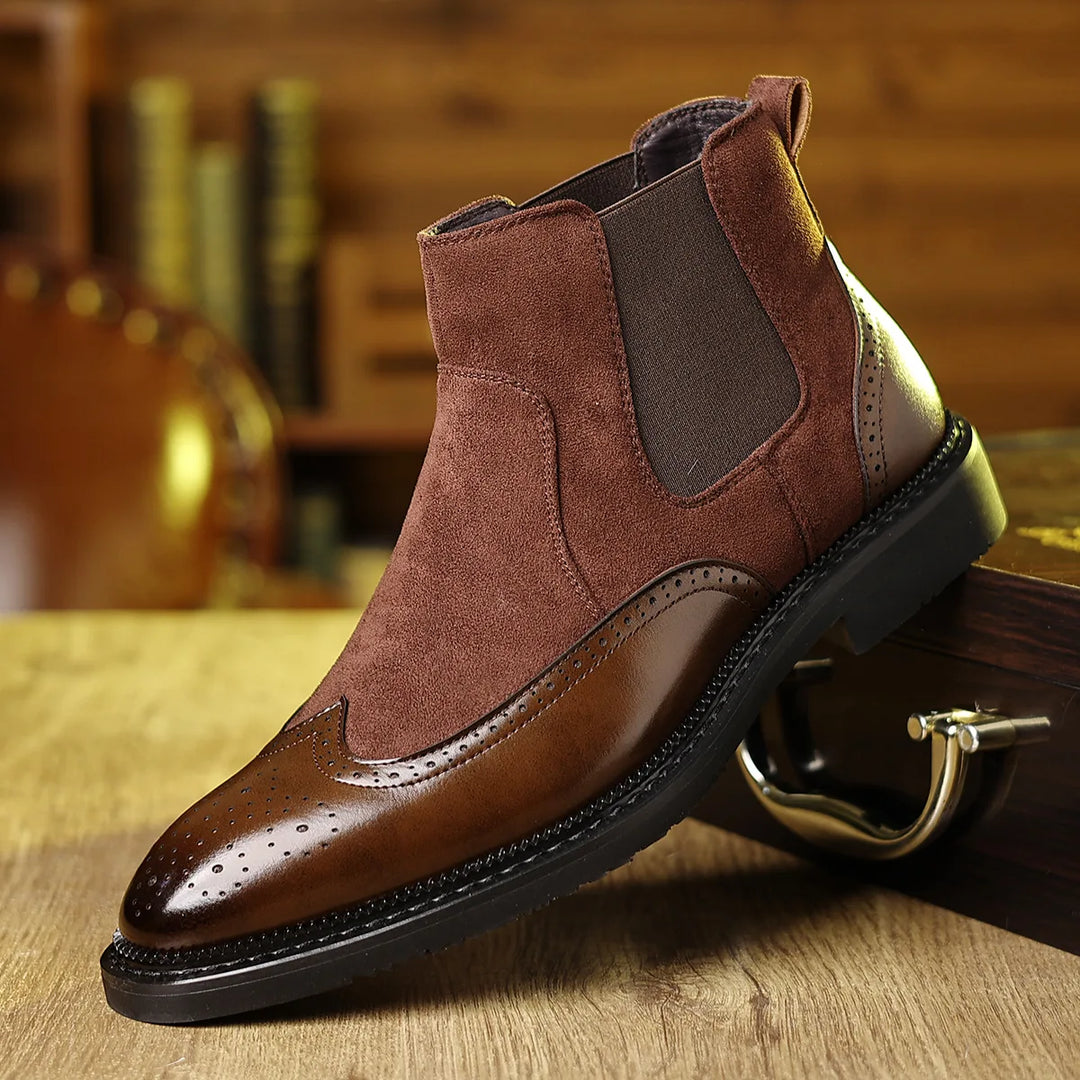 Leather Boots For Men | Chelsea Wingtip Ankle