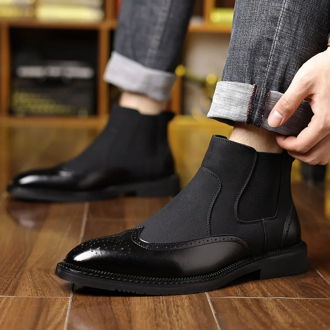 Leather Boots For Men | Chelsea Wingtip Ankle