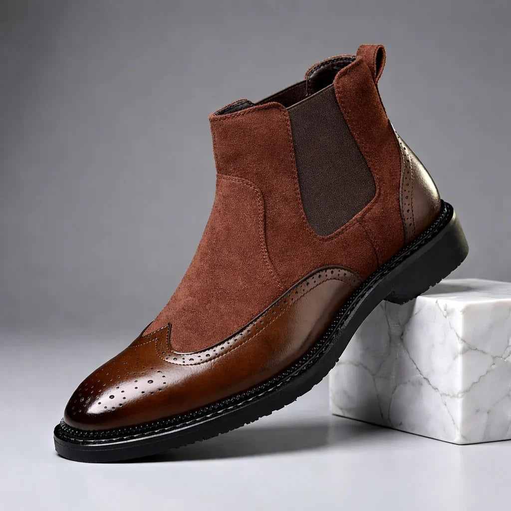 Leather Boots For Men | Chelsea Wingtip Ankle