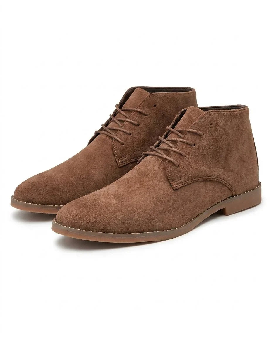 Leather Boots For Men | Chukka Lace-Up Ankle