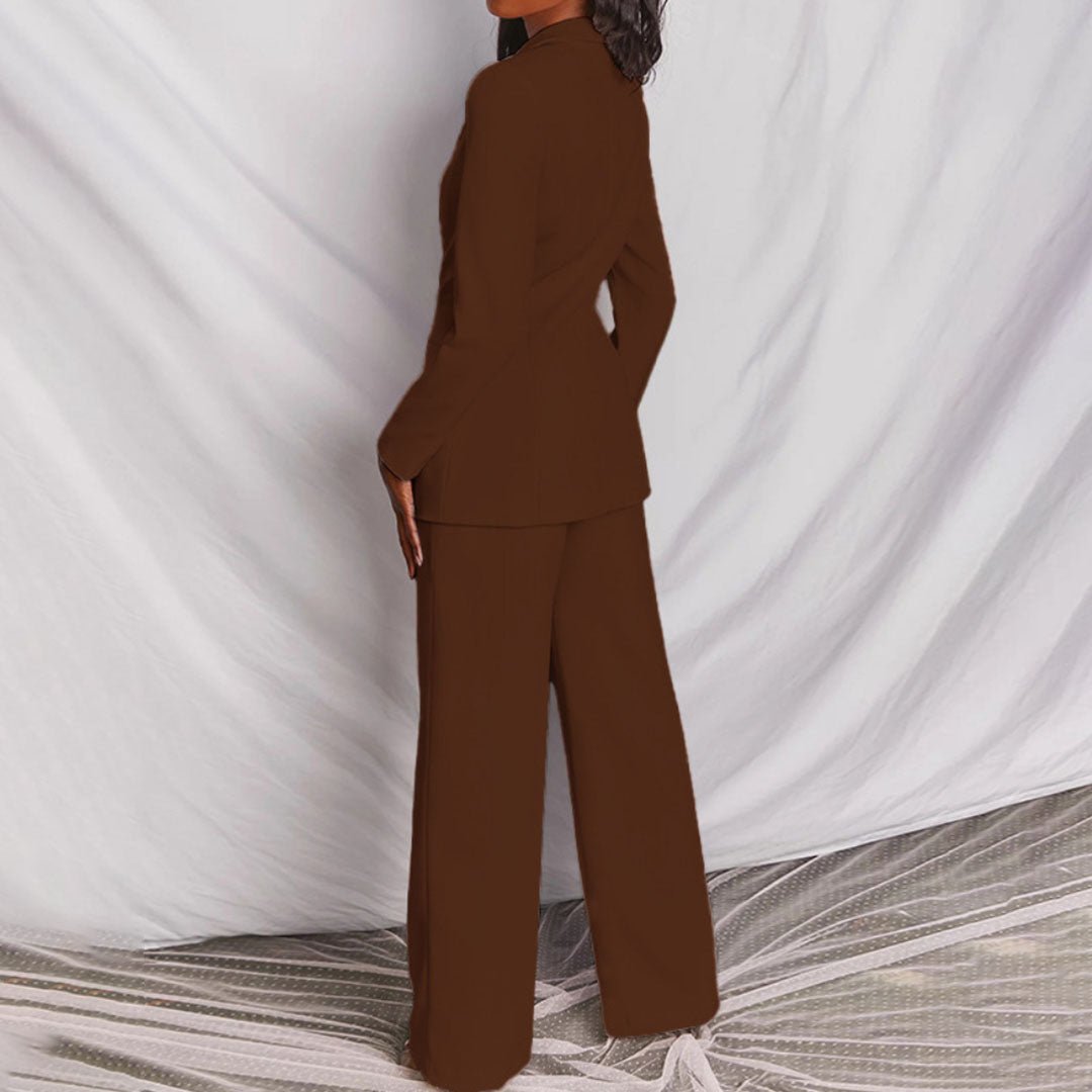 Leotine™ | Chic Blazer &amp; Trousers Set