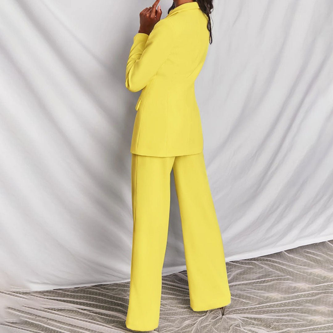 Leotine™ | Chic Blazer &amp; Trousers Set
