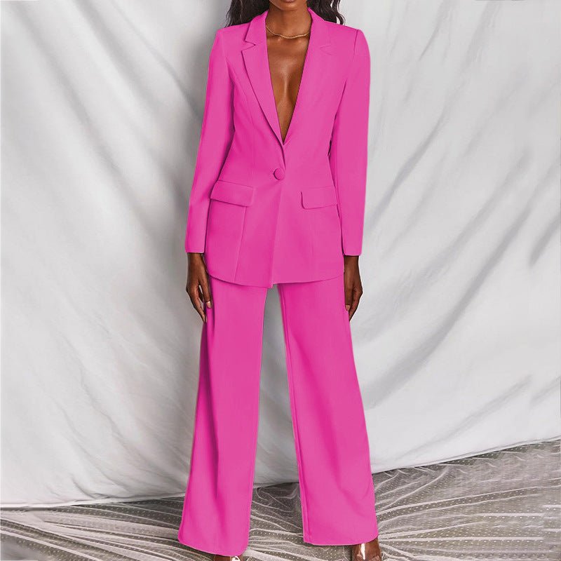 Leotine™ | Chic Blazer &amp; Trousers Set