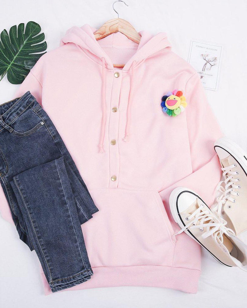 Leyla | Relaxed hoodie with drawstrings