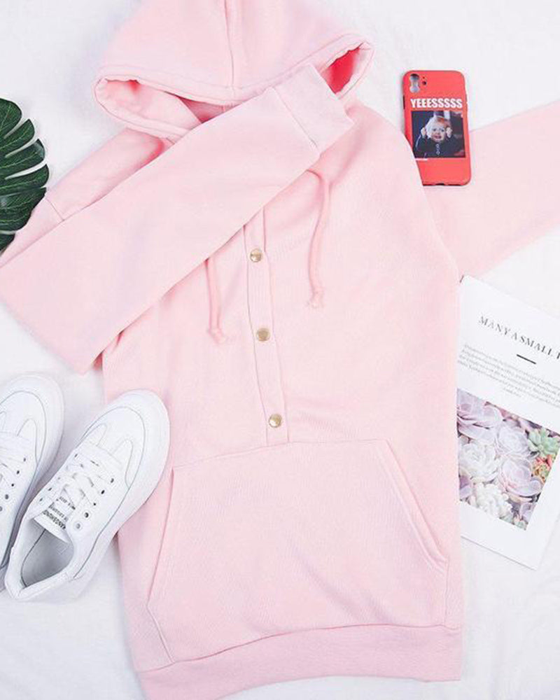 Leyla | Relaxed hoodie with drawstrings