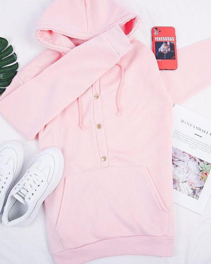 Leyla | Relaxed hoodie with drawstrings