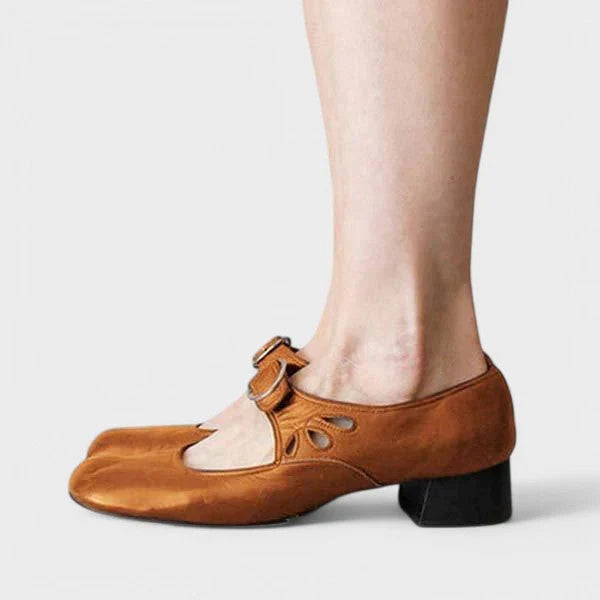 Mary Jane Shoes For Women | Buckle Strap Block Heel