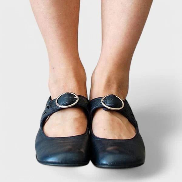 Mary Jane Shoes For Women | Buckle Strap Block Heel