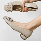 Mary Jane Shoes For Women | Square Toe Block Heel