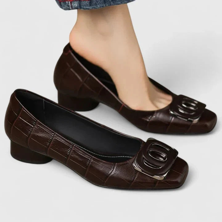 Mary Jane Shoes For Women | Square Toe Block Heel