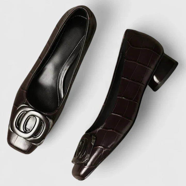 Mary Jane Shoes For Women | Square Toe Block Heel