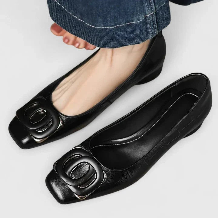 Mary Jane Shoes For Women | Square Toe Block Heel
