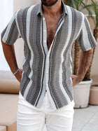 Matteo | Men's Striped Casual Beach Shirt