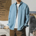 Men's Denim Shirt | Long Sleeve Button-Up Fit