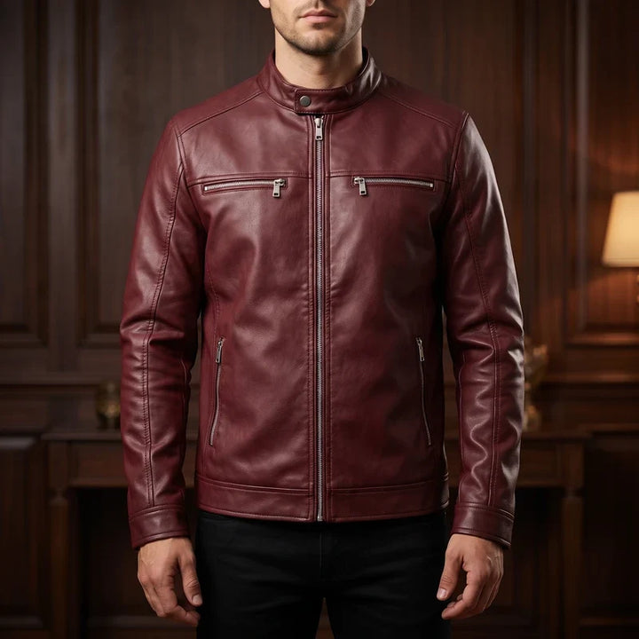 Draven Genuine Leather Moto Jacket