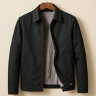 Arthur | Men's Smart-Casual Harrington Jacket Checked Lining Zip-Front