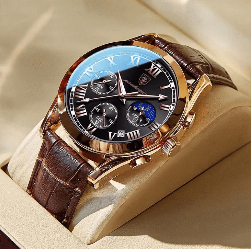 Premium Leather Wristwatch for Men