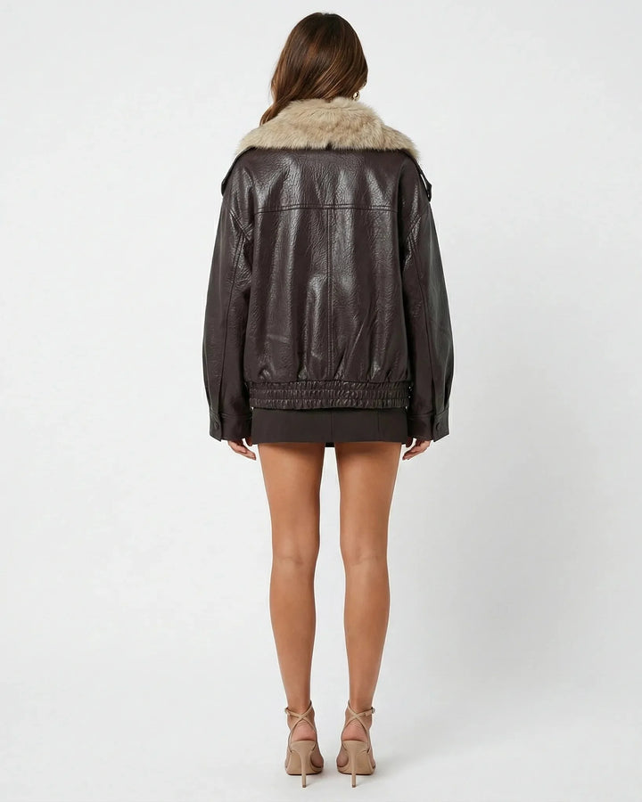 MILAN FUR LEATHER JACKET