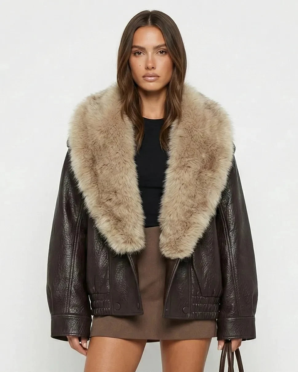 MILAN FUR LEATHER JACKET