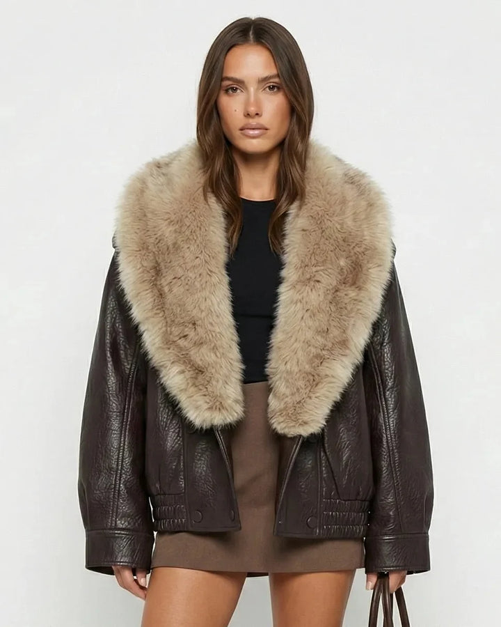 MILAN FUR LEATHER JACKET