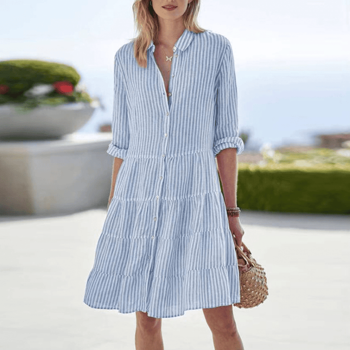 ANVERA - Airy Striped Dress
