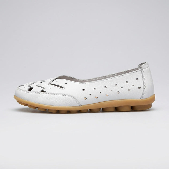 Penelope | Breathable Leather Orthopaedic Loafers with Gel Sole