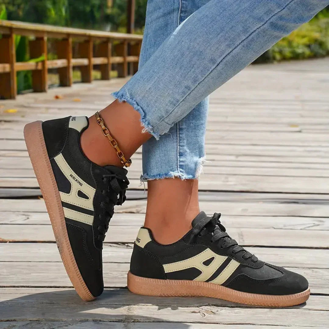 Orthopedic Shoes For Women | Lace-Up Low Top Sneakers