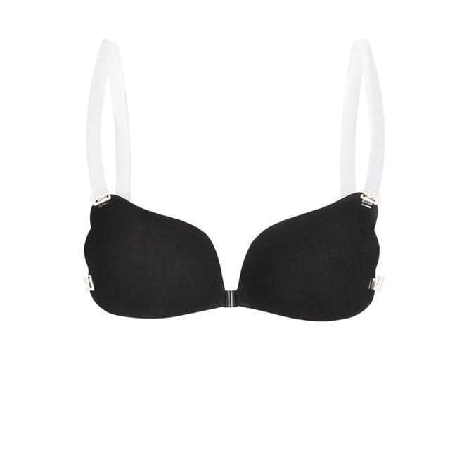 Seamless Bra with Transparent Straps