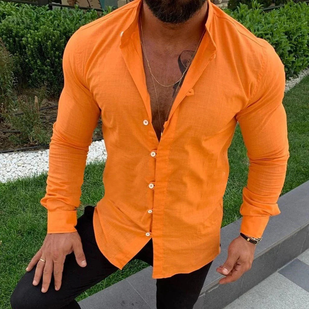 Solid Linen Men&