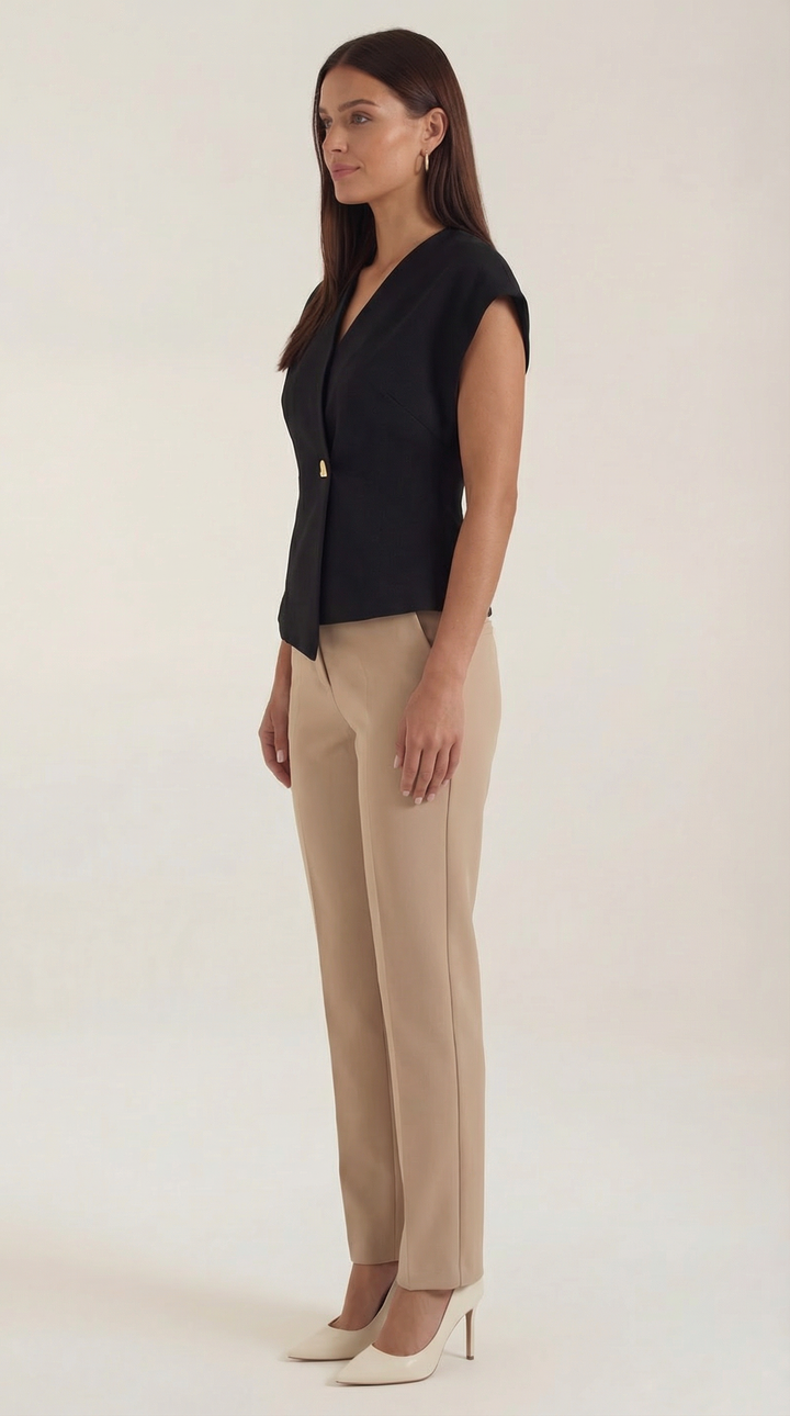 Amy V-neck Blouse