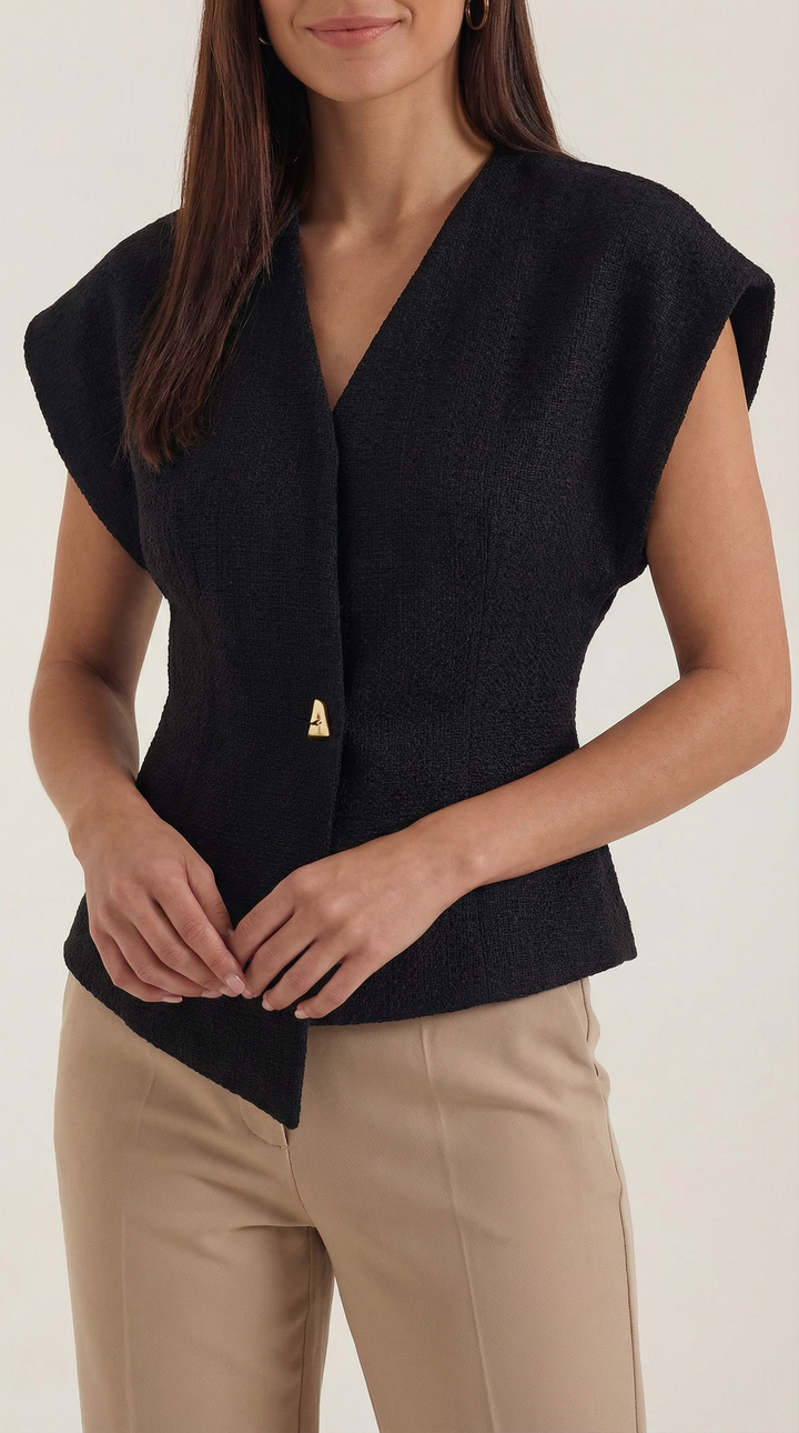 Amy V-neck Blouse