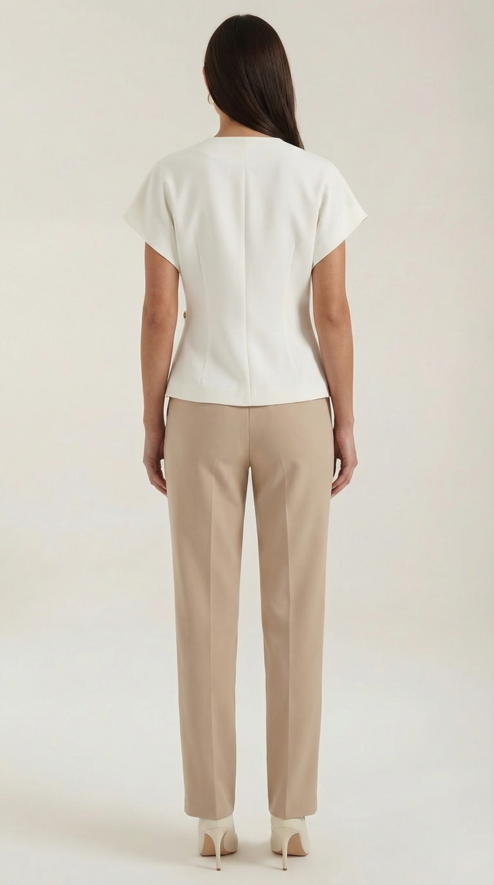 Amy V-neck Blouse