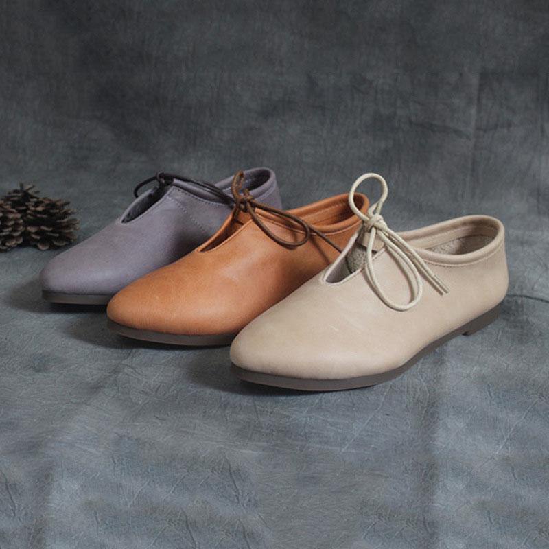 Shoes For Women | Boho Lace Up Flats