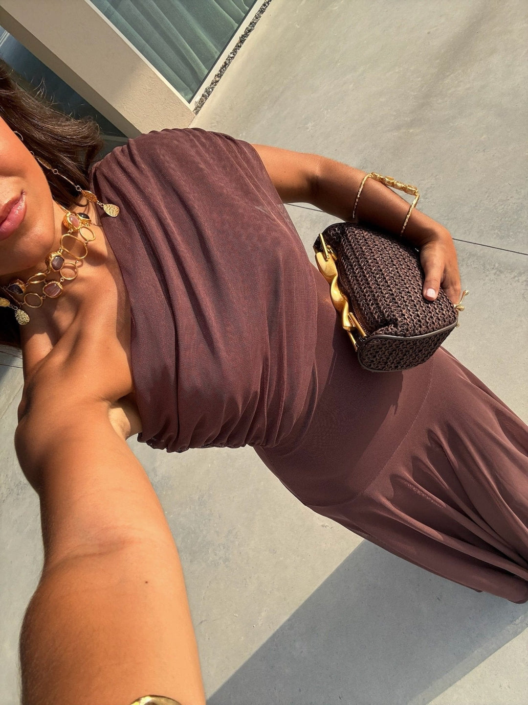 Daniella | Mesh Maxi Dress