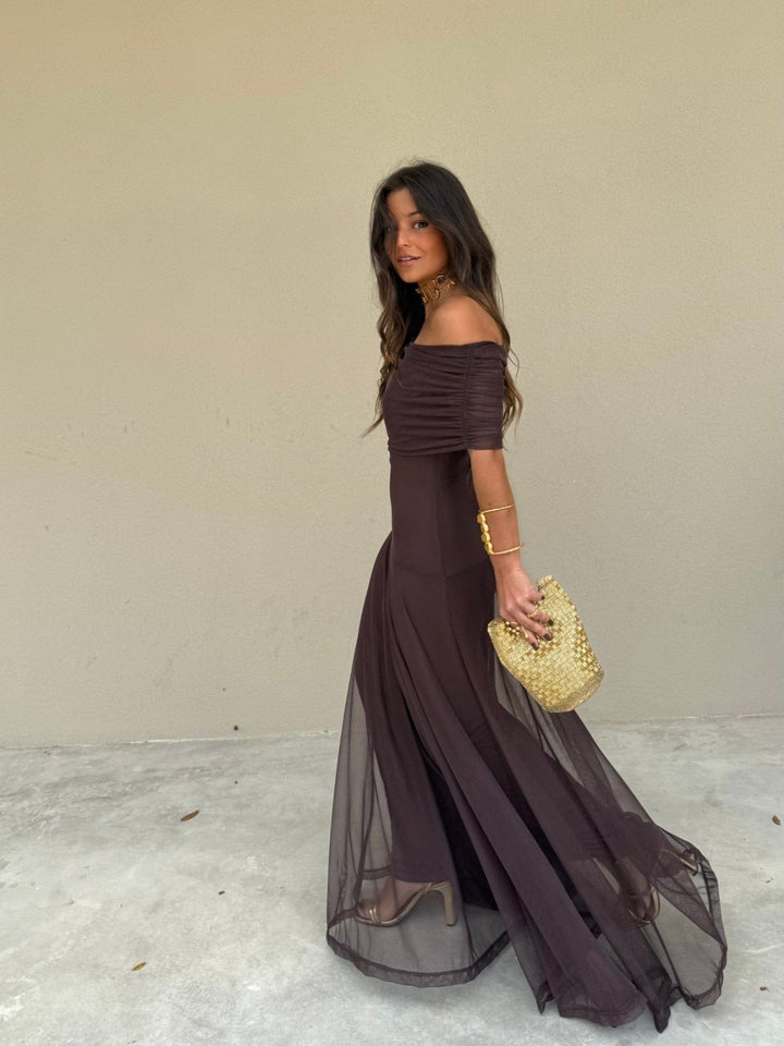 Daniella | Mesh Maxi Dress