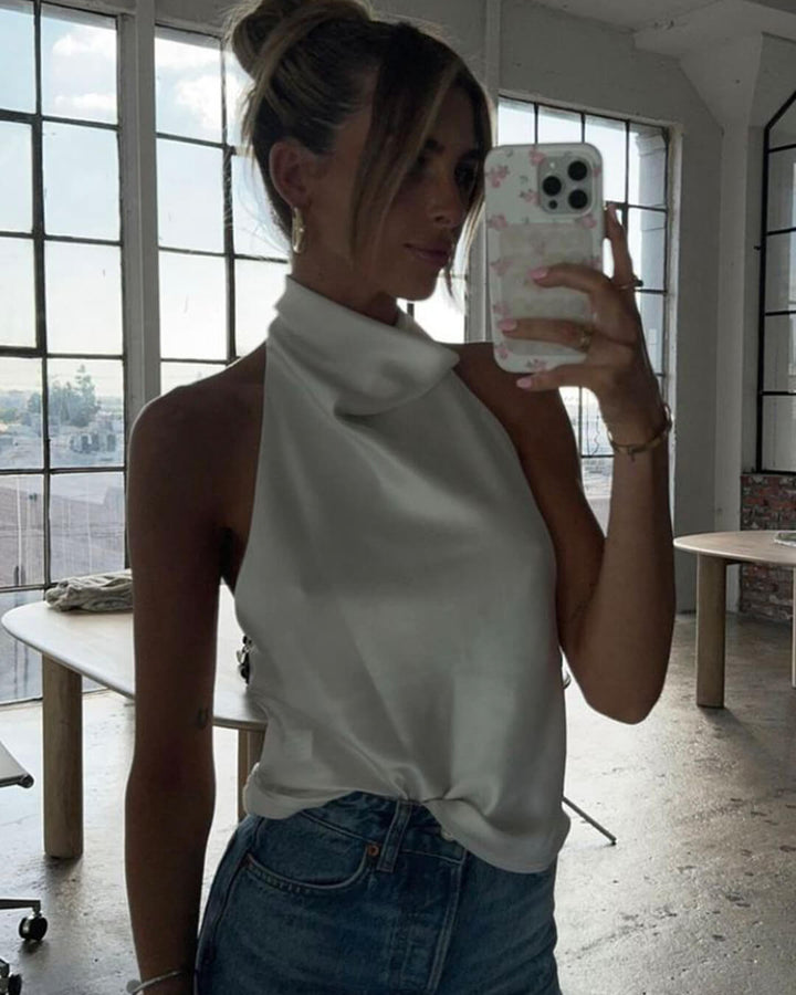 Talia | Tailored Halter Top