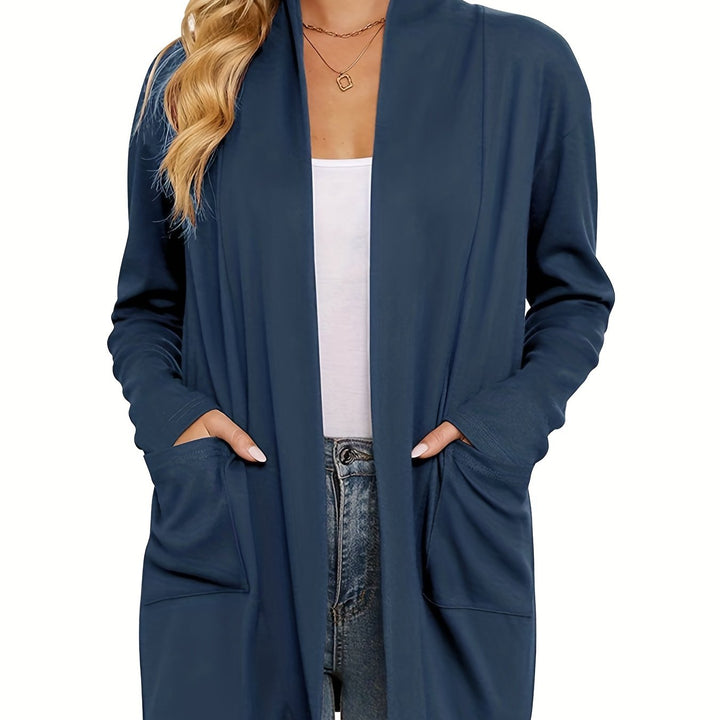 Sophie | Thick Knit Casual Cardigan with Long Sleeves and Open Front