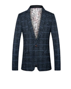 Marco | Men's Tailored-Fit Cotton-Polyester Blazer with Classic Design