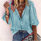Silke - Women's Blouse with Pattern and Loose Fit