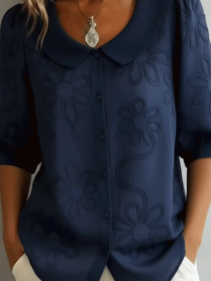 Verae - Elegant Floral Blouse