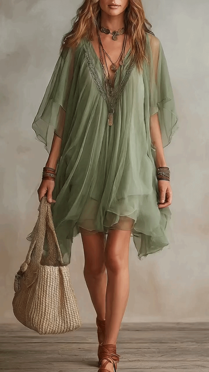 Iselle - Elegant Mini Dress