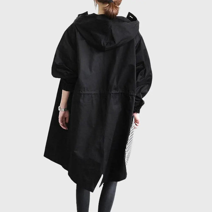 Rosie | Waterproof Trench Coat Hooded Long Women&