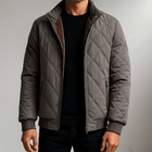 Winter Jacket for Men with Long Sleeves and Pockets