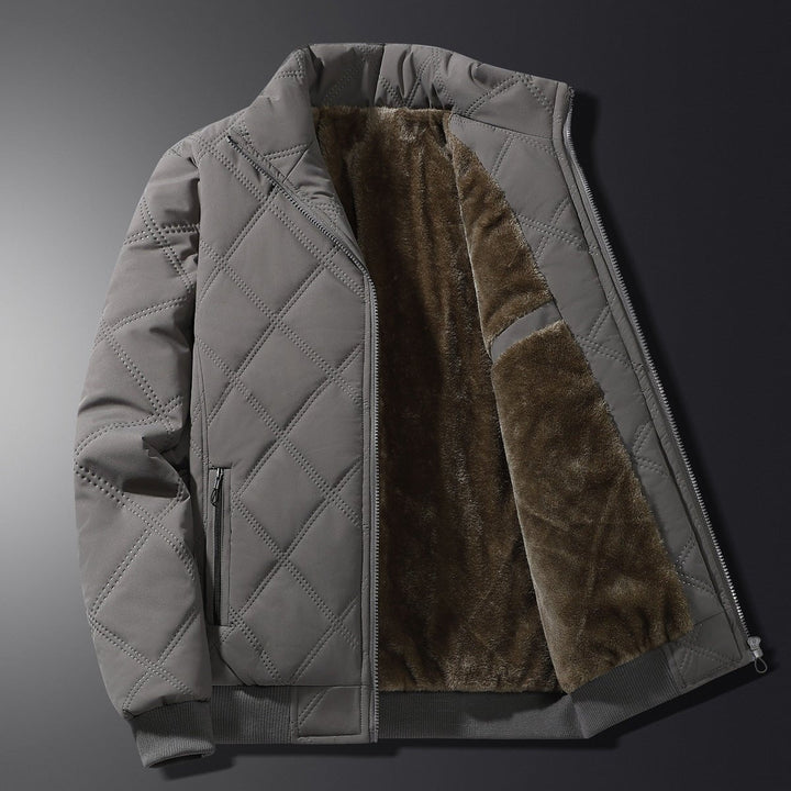 Winter Jacket for Men with Long Sleeves and Pockets