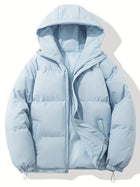 Grace | Women's Hooded Puffer Winter Jacket Zip-Up Padded Coat