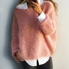 Scarlett | Women's Oversized Mohair Blend Knit Sweater Jumper
